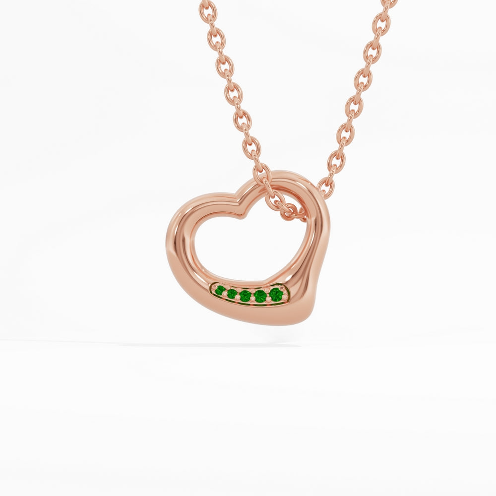 #metal_rose-gold-plated#stone-colour_emerald-green