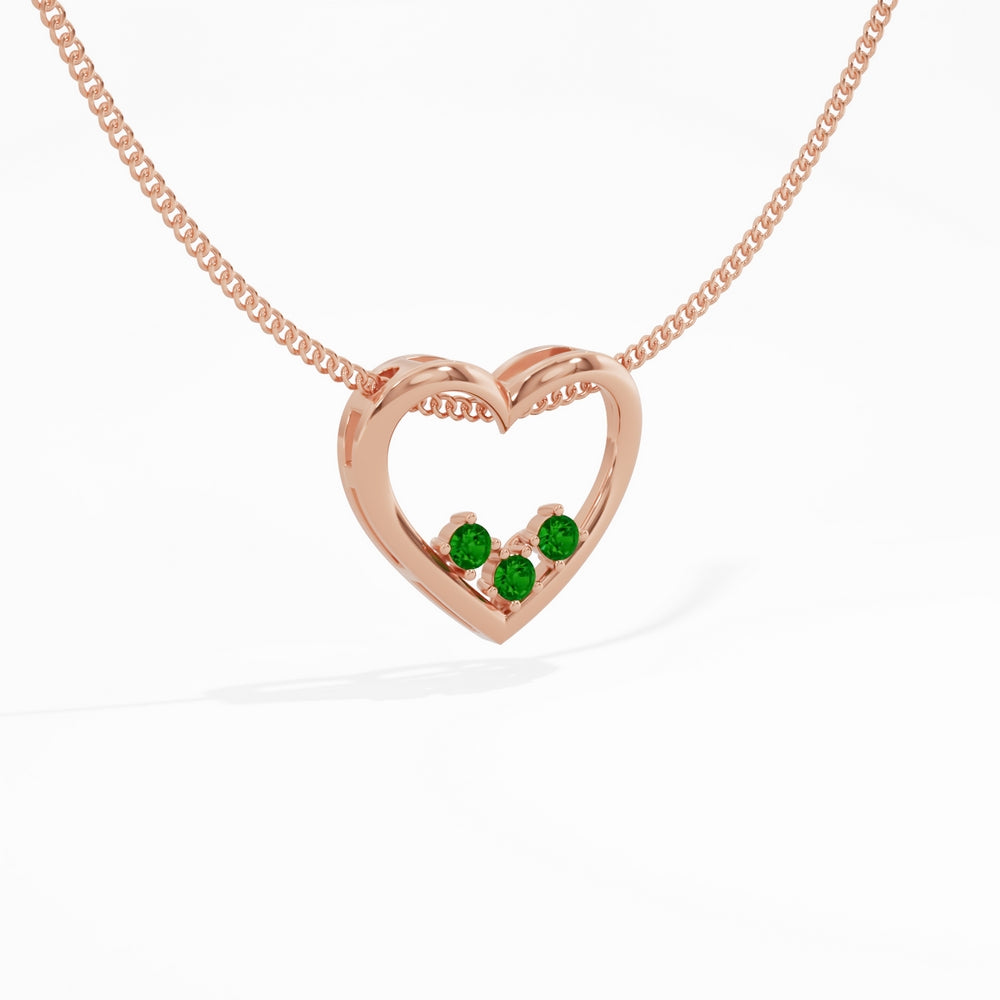 #metal_rose-gold-plated#stone-colour_emerald-green