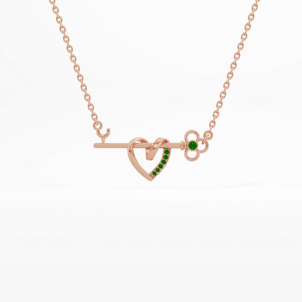 #metal_rose-gold-plated#stone-colour_emerald-green