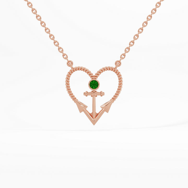 #metal_rose-gold-plated#stone-colour_emerald-green