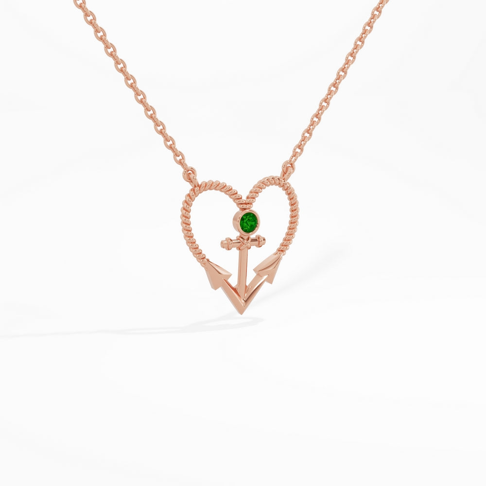 #metal_rose-gold-plated#stone-colour_emerald-green