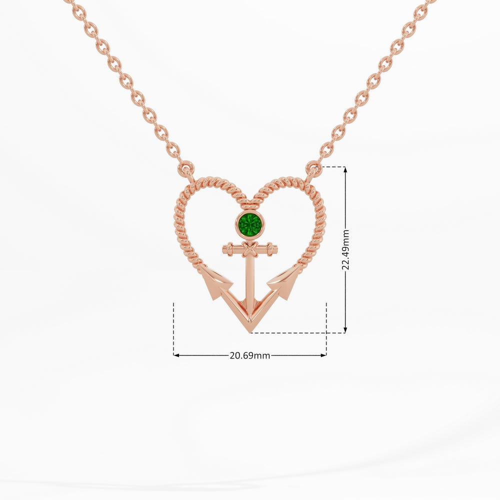 #metal_rose-gold-plated#stone-colour_emerald-green