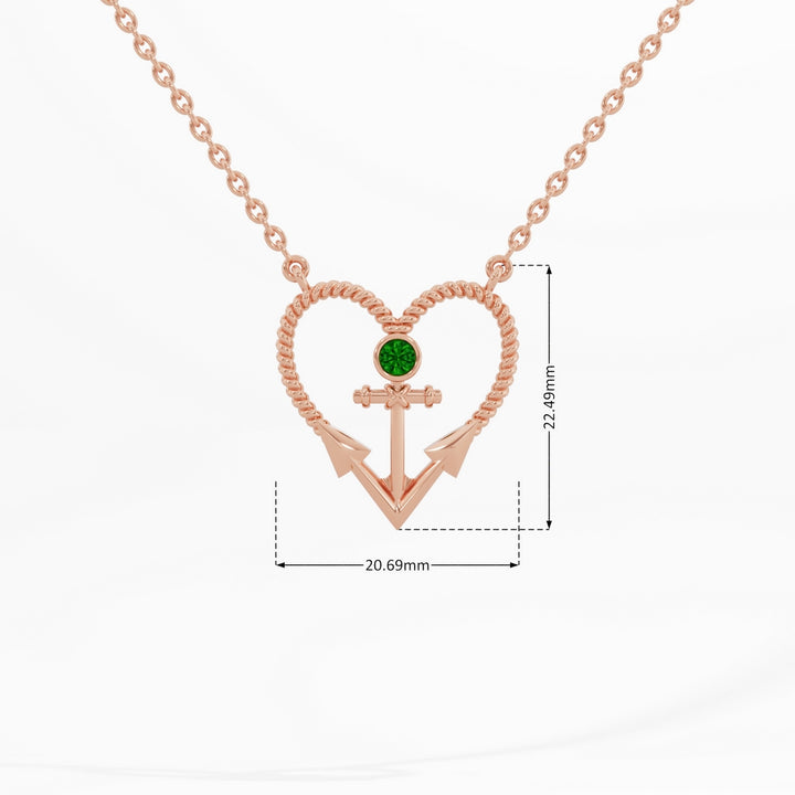 #metal_rose-gold-plated#stone-colour_emerald-green