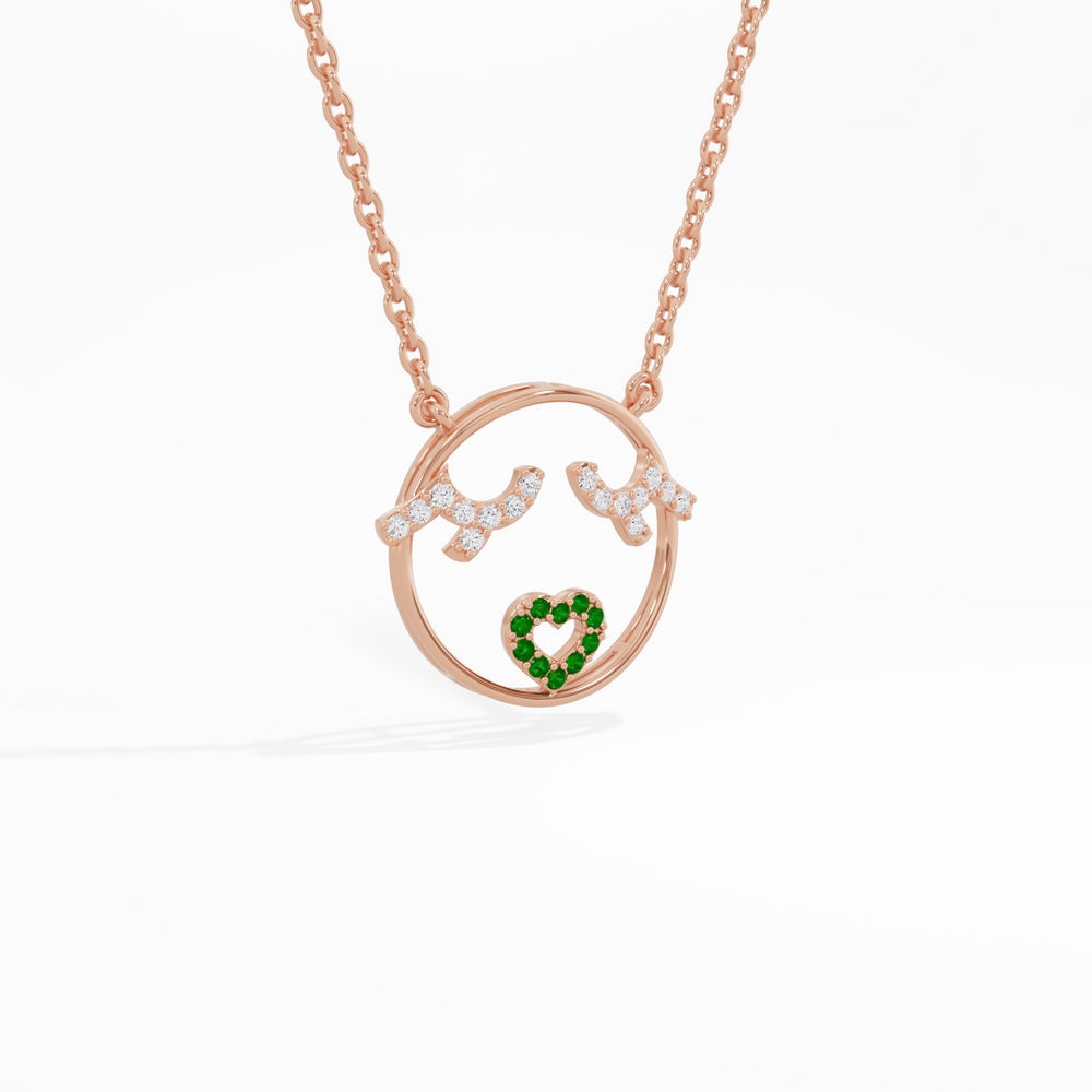 #metal_rose-gold-plated#stone-colour_emerald-green