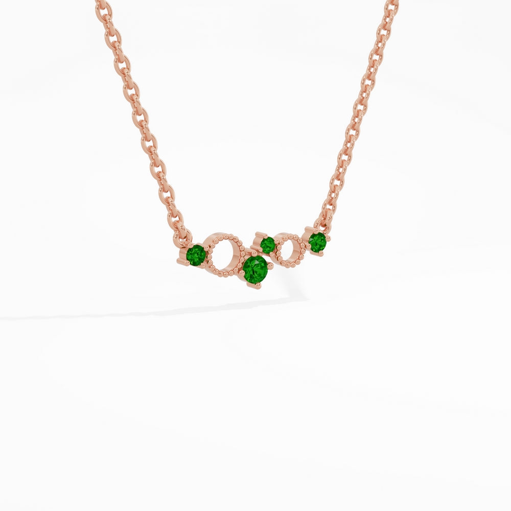 #metal_rose-gold-plated#stone-colour_emerald-green