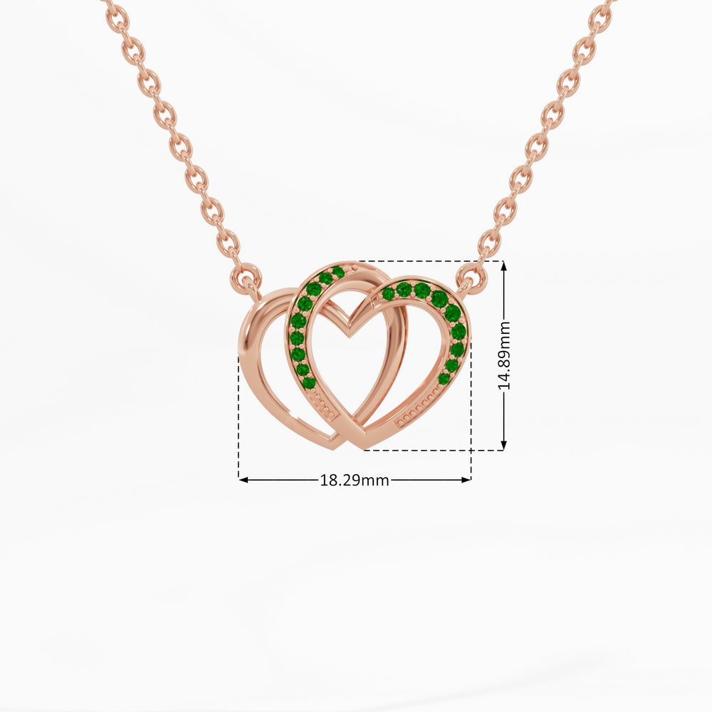 #metal_rose-gold-plated#stone-colour_emerald-green