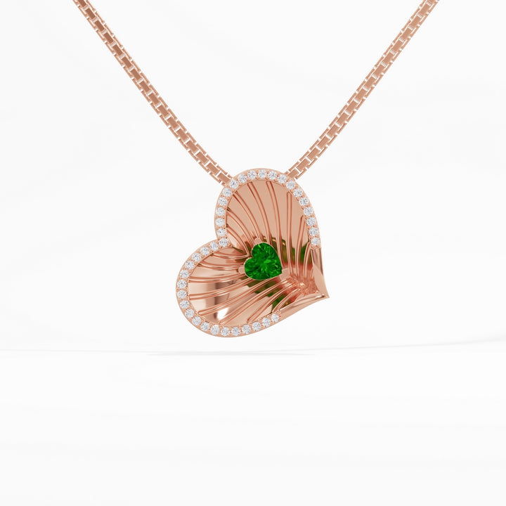 #metal_rose-gold-plated#stone-colour_emerald-green