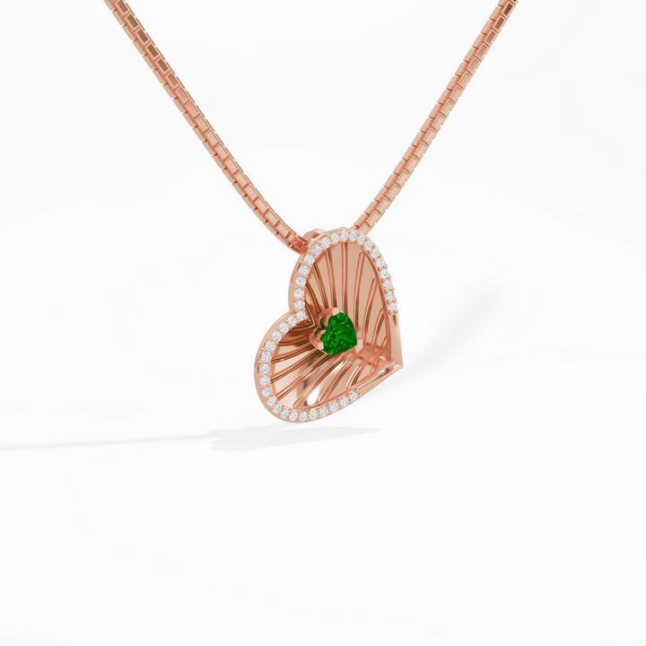 #metal_rose-gold-plated#stone-colour_emerald-green