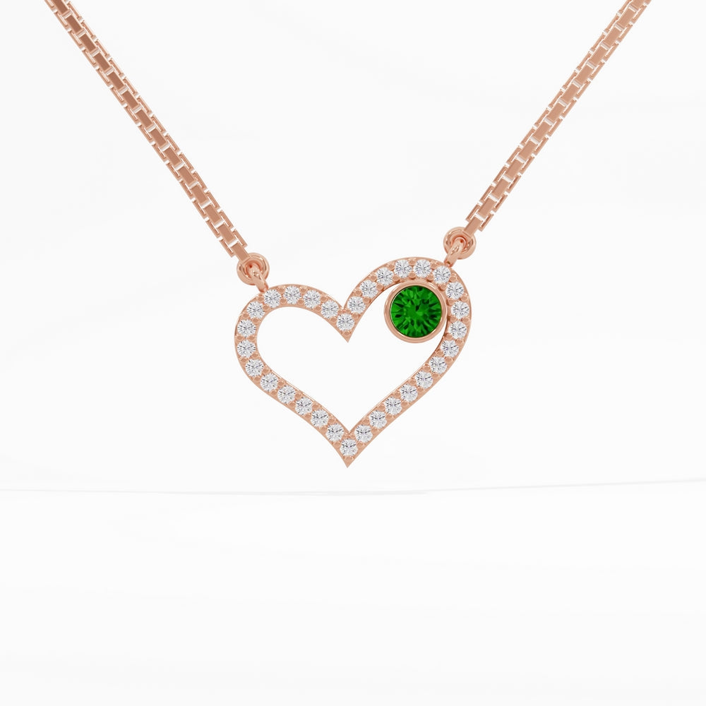 #metal_rose-gold-plated#stone-colour_emerald-green