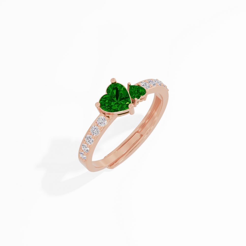 #metal_rose-gold-plated#stone-colour_emerald-green