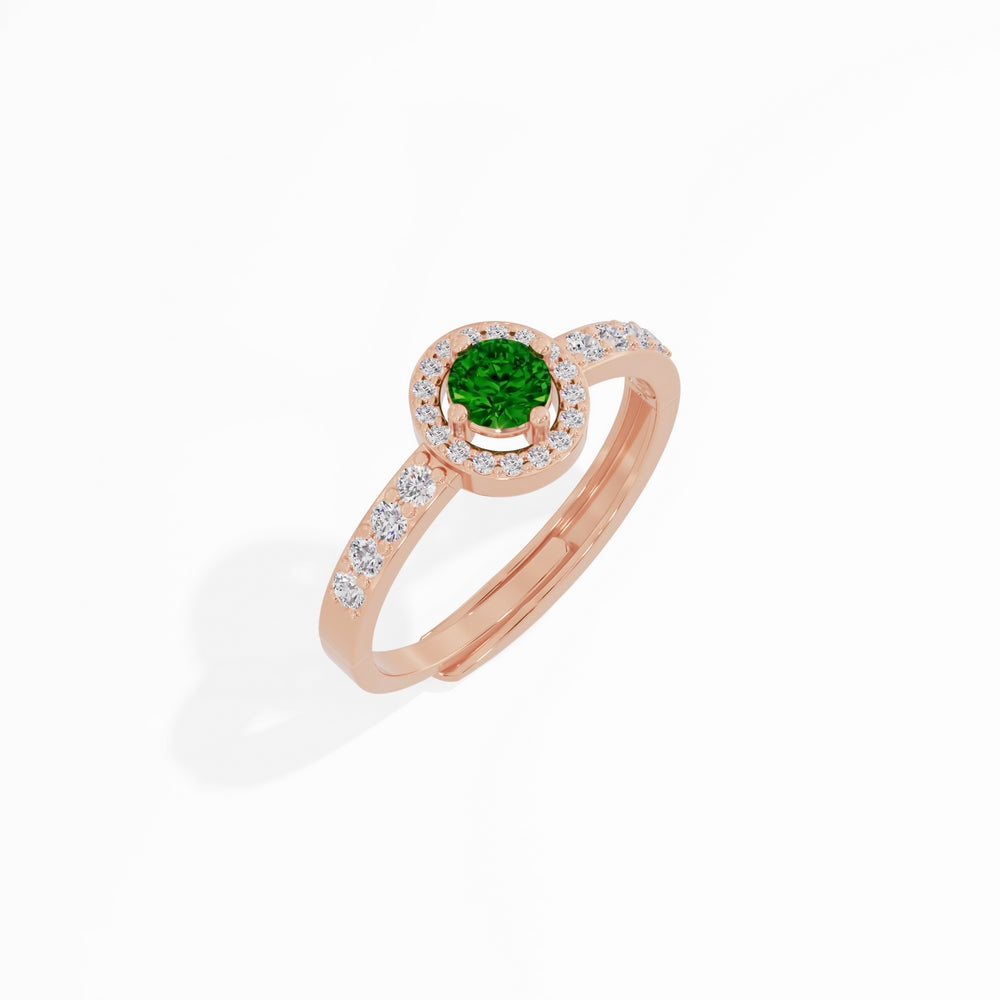 #metal_rose-gold-plated#stone-colour_emerald-green