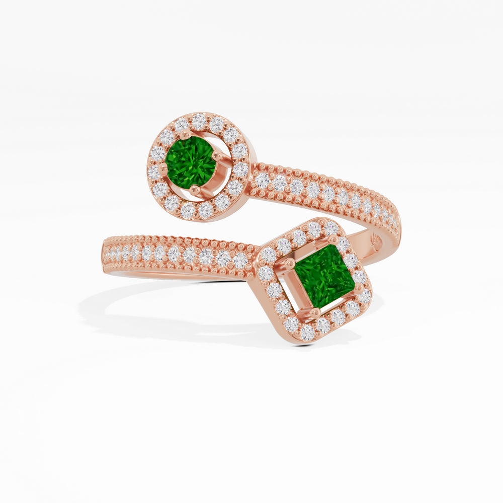 #metal_rose-gold-plated#stone-colour_emerald-green