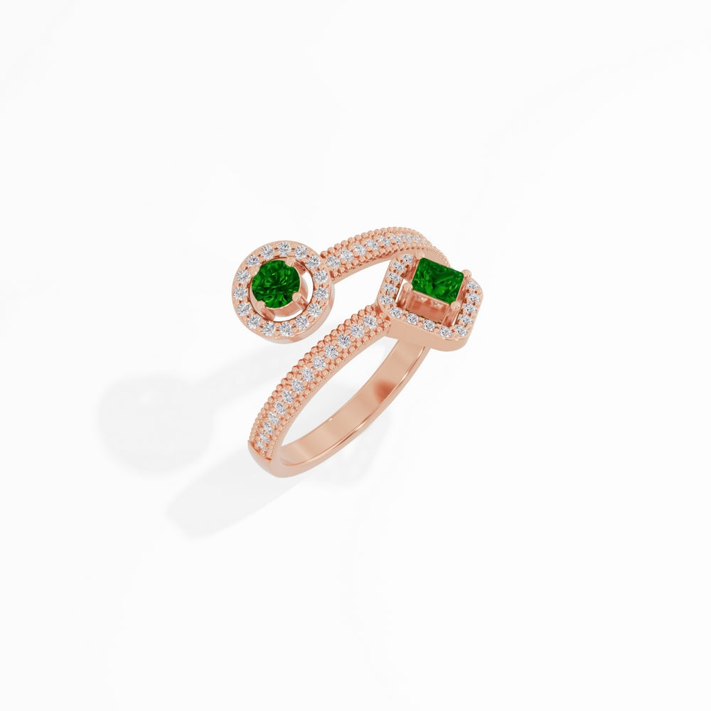 #metal_rose-gold-plated#stone-colour_emerald-green