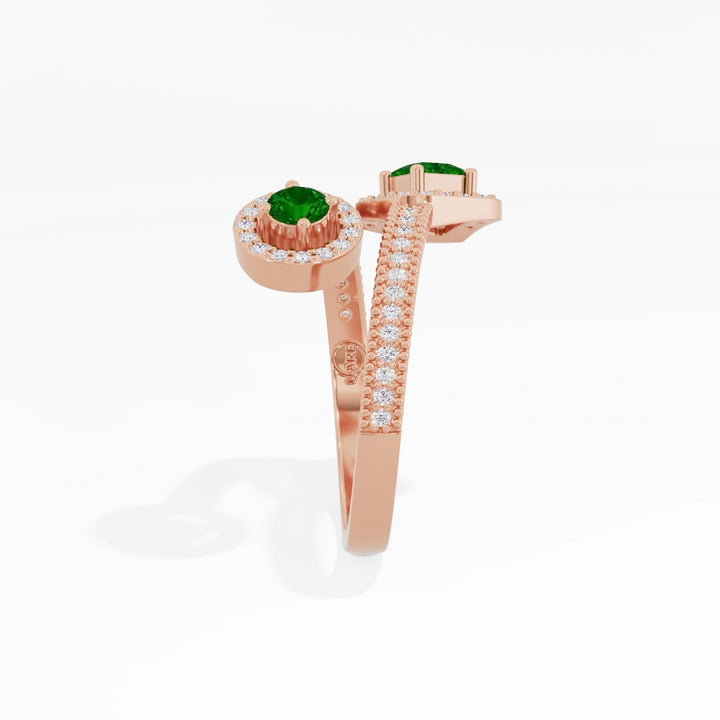 #metal_rose-gold-plated#stone-colour_emerald-green