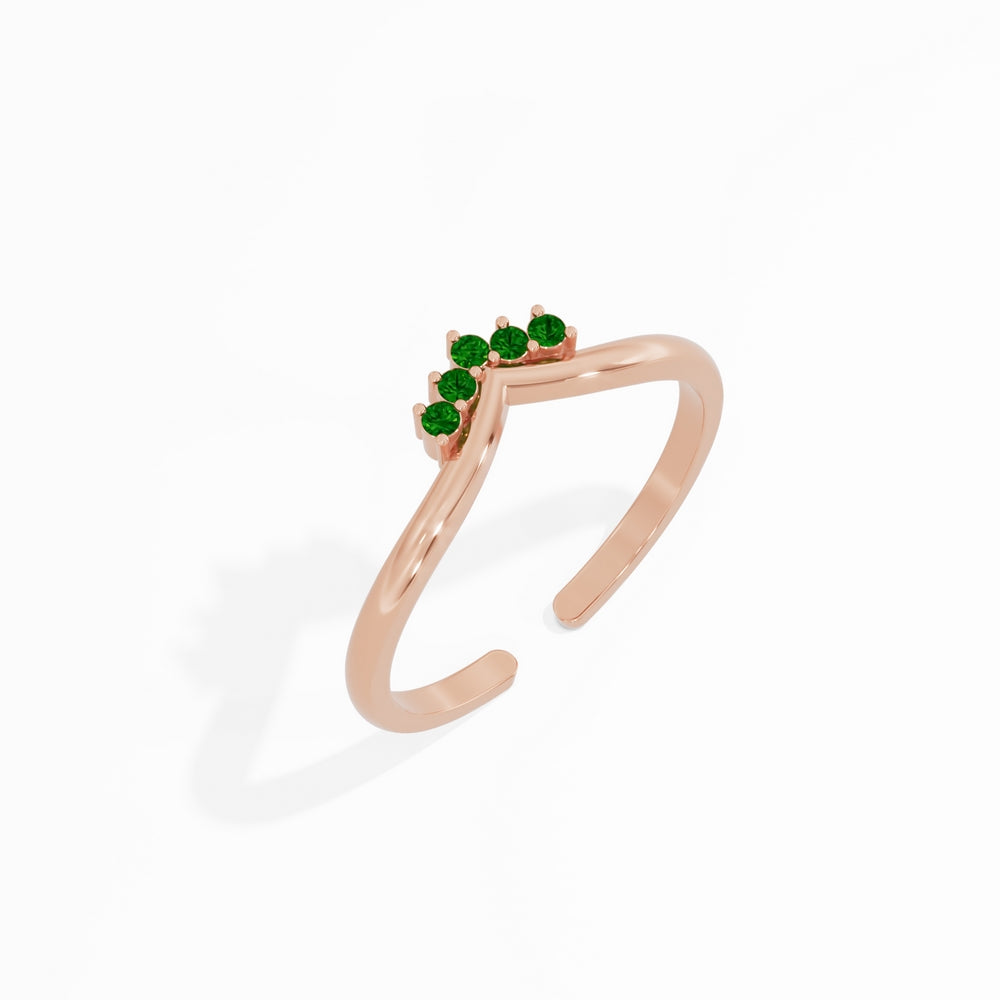 #metal_rose-gold-plated#stone-colour_emerald-green