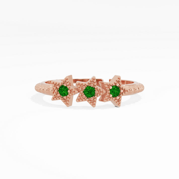 #metal_rose-gold-plated#stone-colour_emerald-green