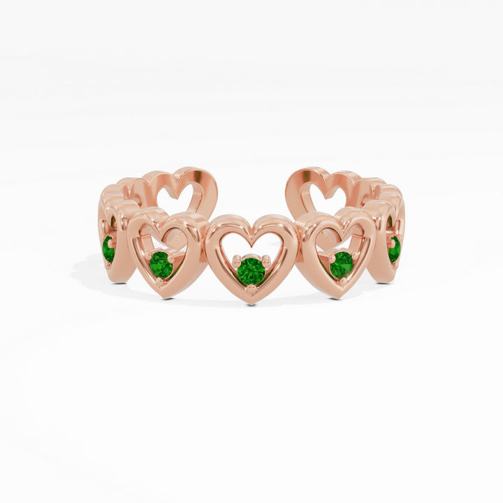 #metal_rose-gold-plated#stone-colour_emerald-green