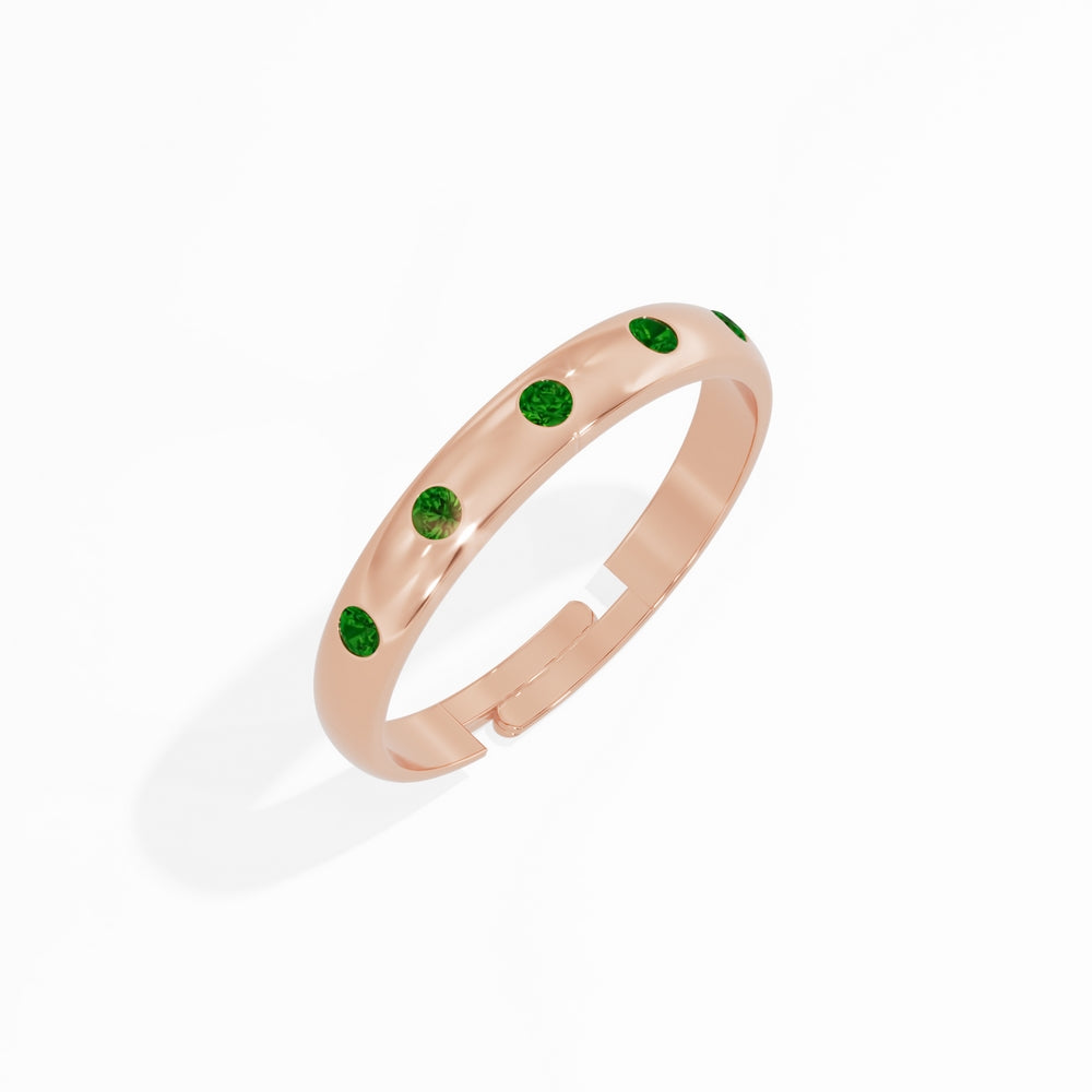 #metal_rose-gold-plated#stone-colour_emerald-green