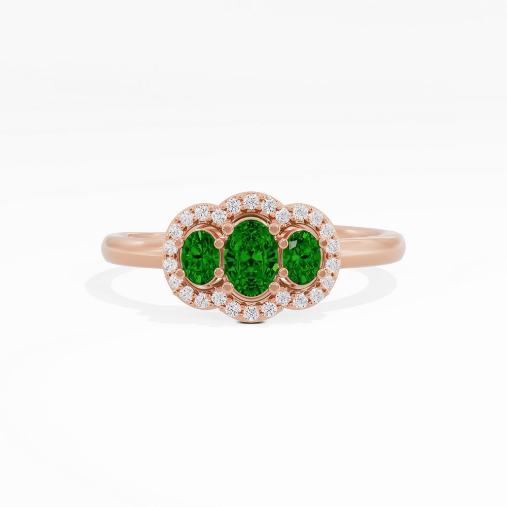 #metal_rose-gold-plated#stone-colour_emerald-green