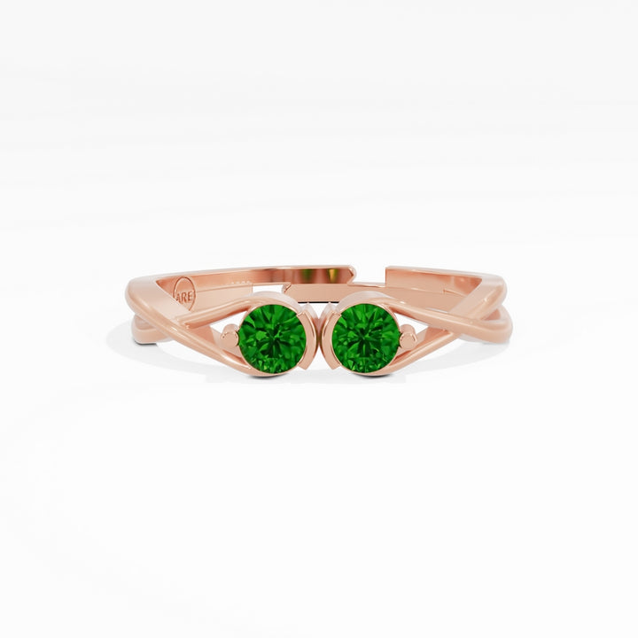 #metal_rose-gold-plated#stone-colour_emerald-green