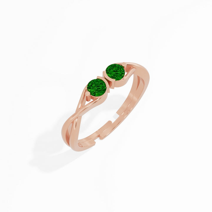 #metal_rose-gold-plated#stone-colour_emerald-green