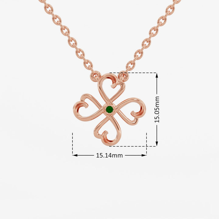 #metal_rose-gold-plated#stone-colour_emerald-green