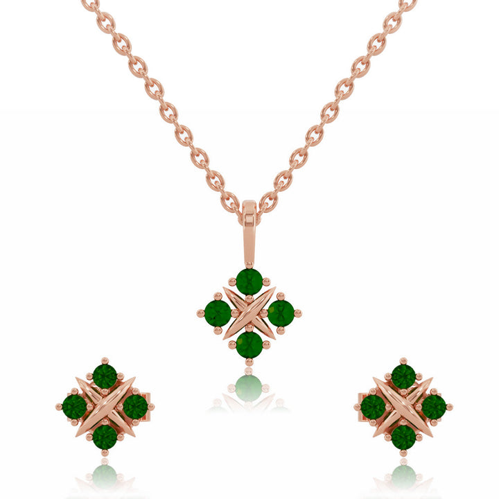 #metal_rose-gold-plated#stone-colour_emerald-green