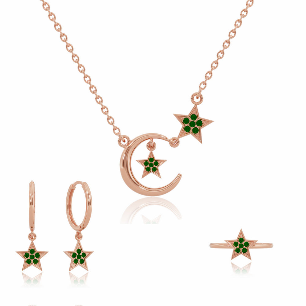 #metal_rose-gold-plated#stone-colour_emerald-green