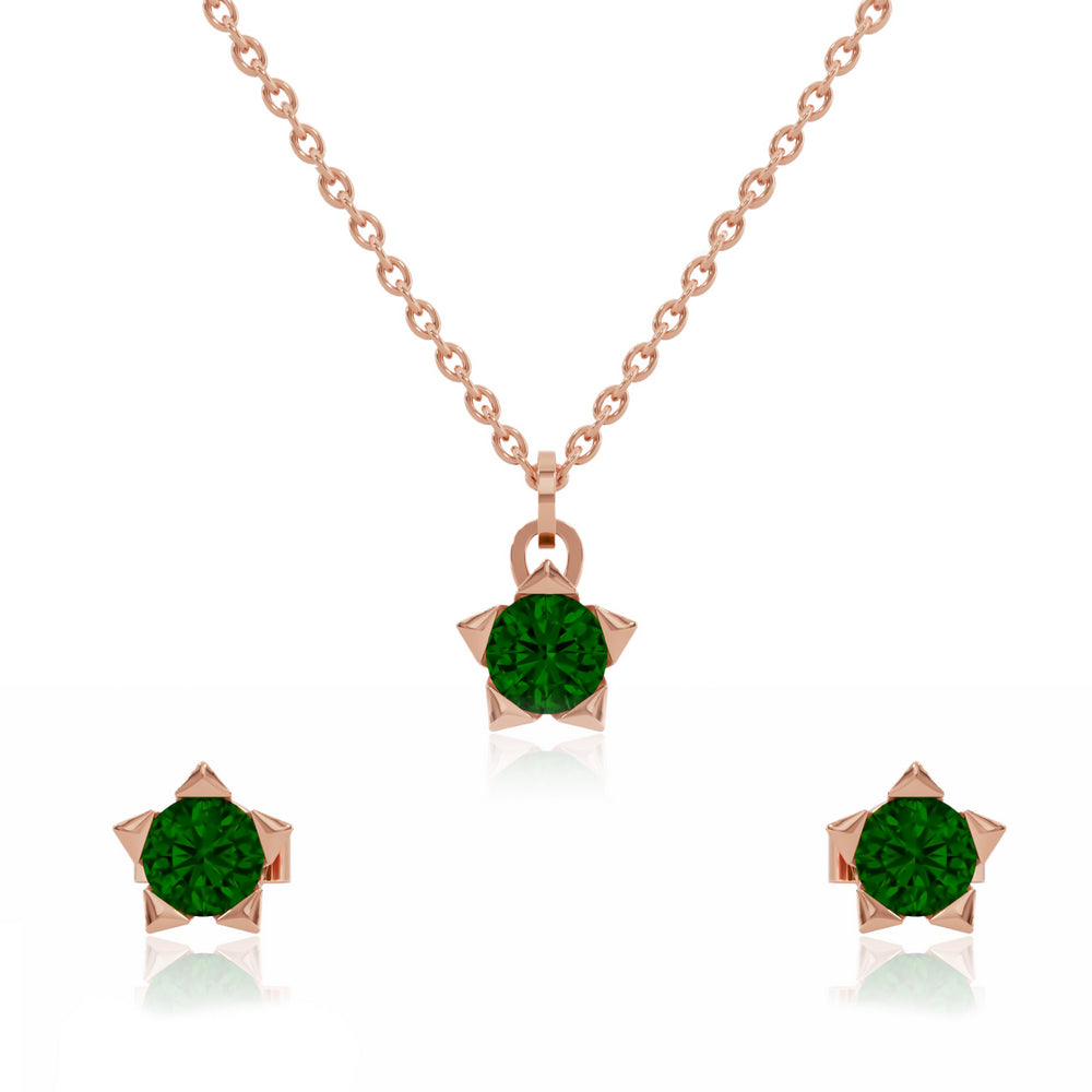 #metal_rose-gold-plated#stone-colour_emerald-green