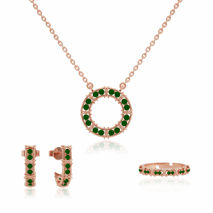 #metal_rose-gold-plated#stone-colour_emerald-green