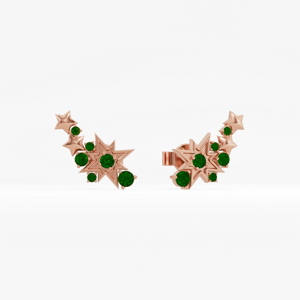 #metal_rose-gold-plated#stone-colour_emerald-green