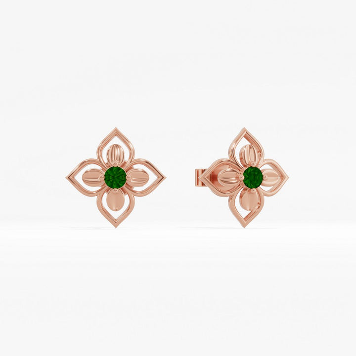 #metal_rose-gold-plated#stone-colour_emerald-green