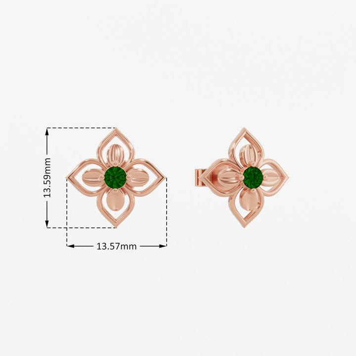 #metal_rose-gold-plated#stone-colour_emerald-green