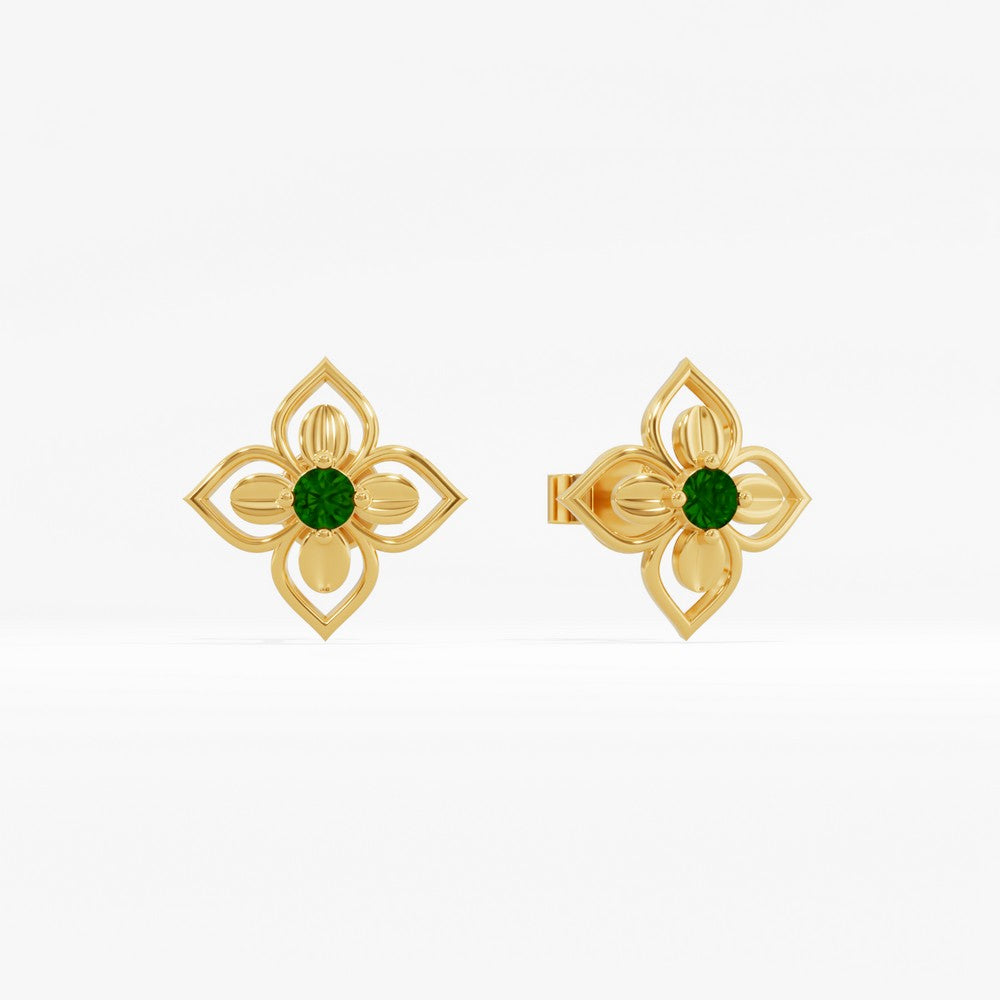 #metal_gold-plated#stone-colour_emerald-green