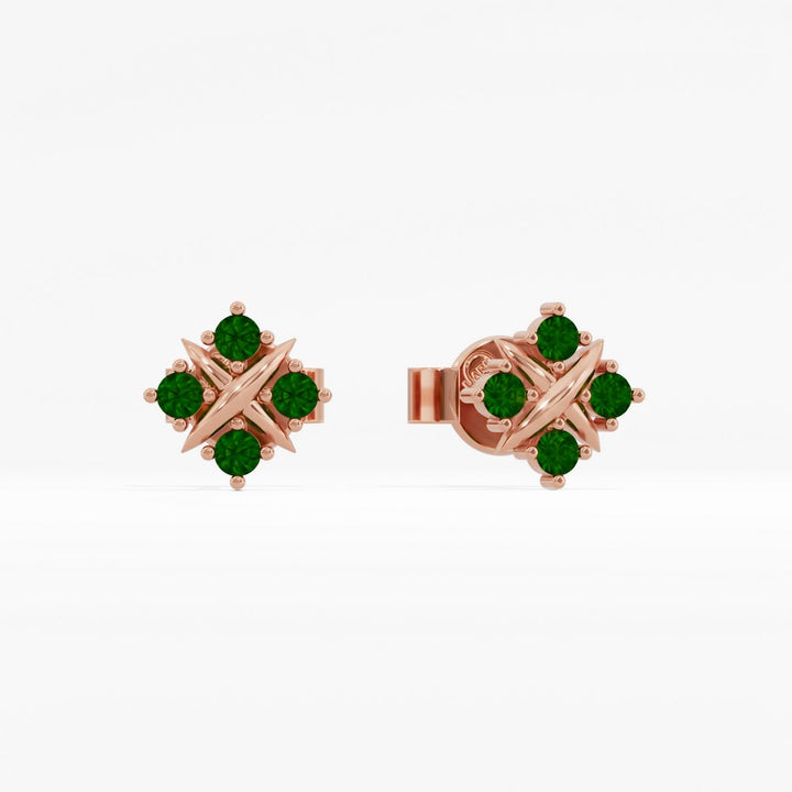 #metal_rose-gold-plated#stone-colour_emerald-green