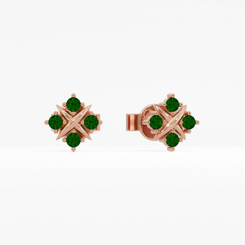 #metal_rose-gold-plated#stone-colour_emerald-green