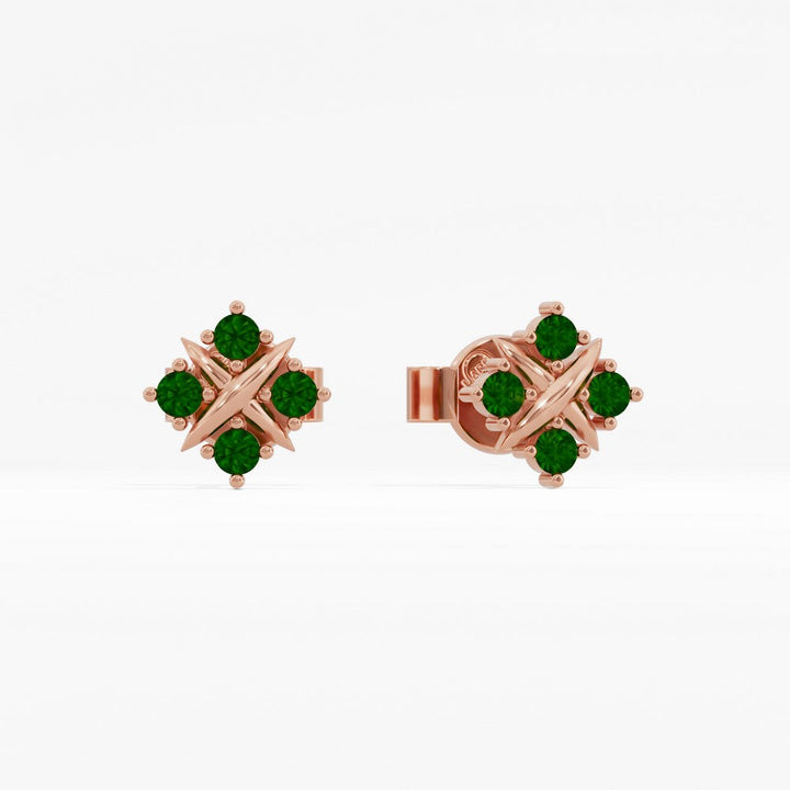 #metal_rose-gold-plated#stone-colour_emerald-green