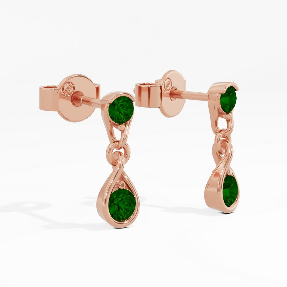 #metal_rose-gold-plated#stone-colour_emerald-green