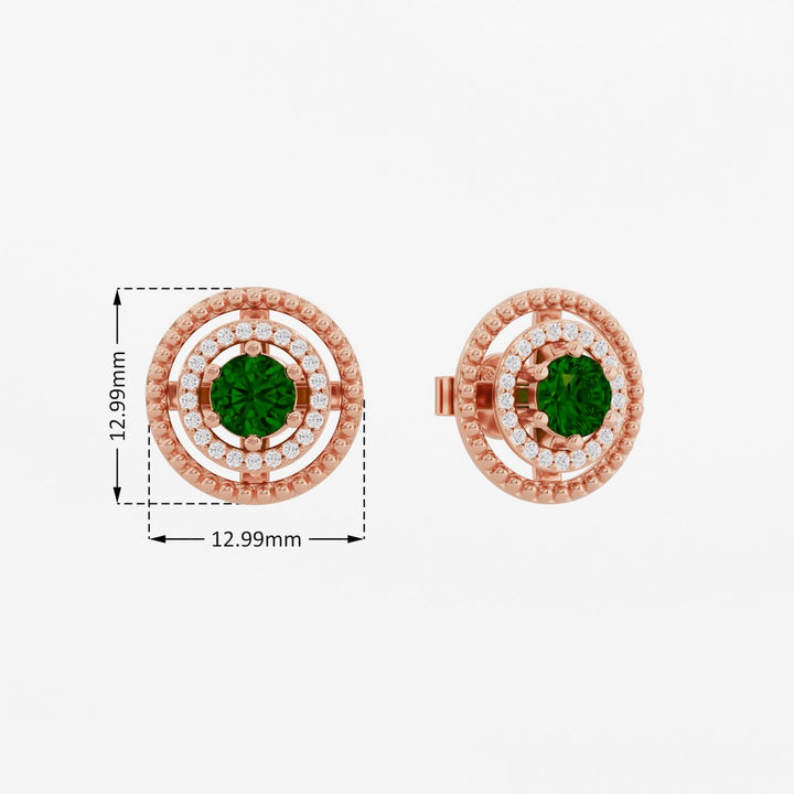 #metal_rose-gold-plated#stone-colour_emerald-green