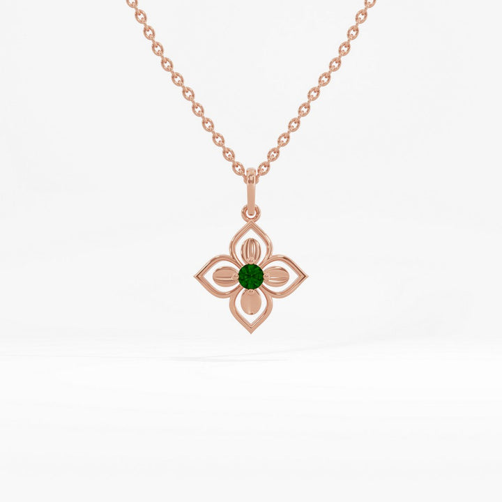 #metal_rose-gold-plated#stone-colour_emerald-green