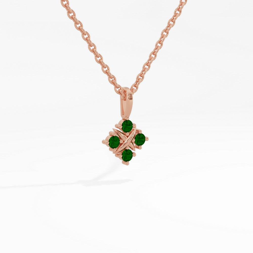 #metal_rose-gold-plated#stone-colour_emerald-green