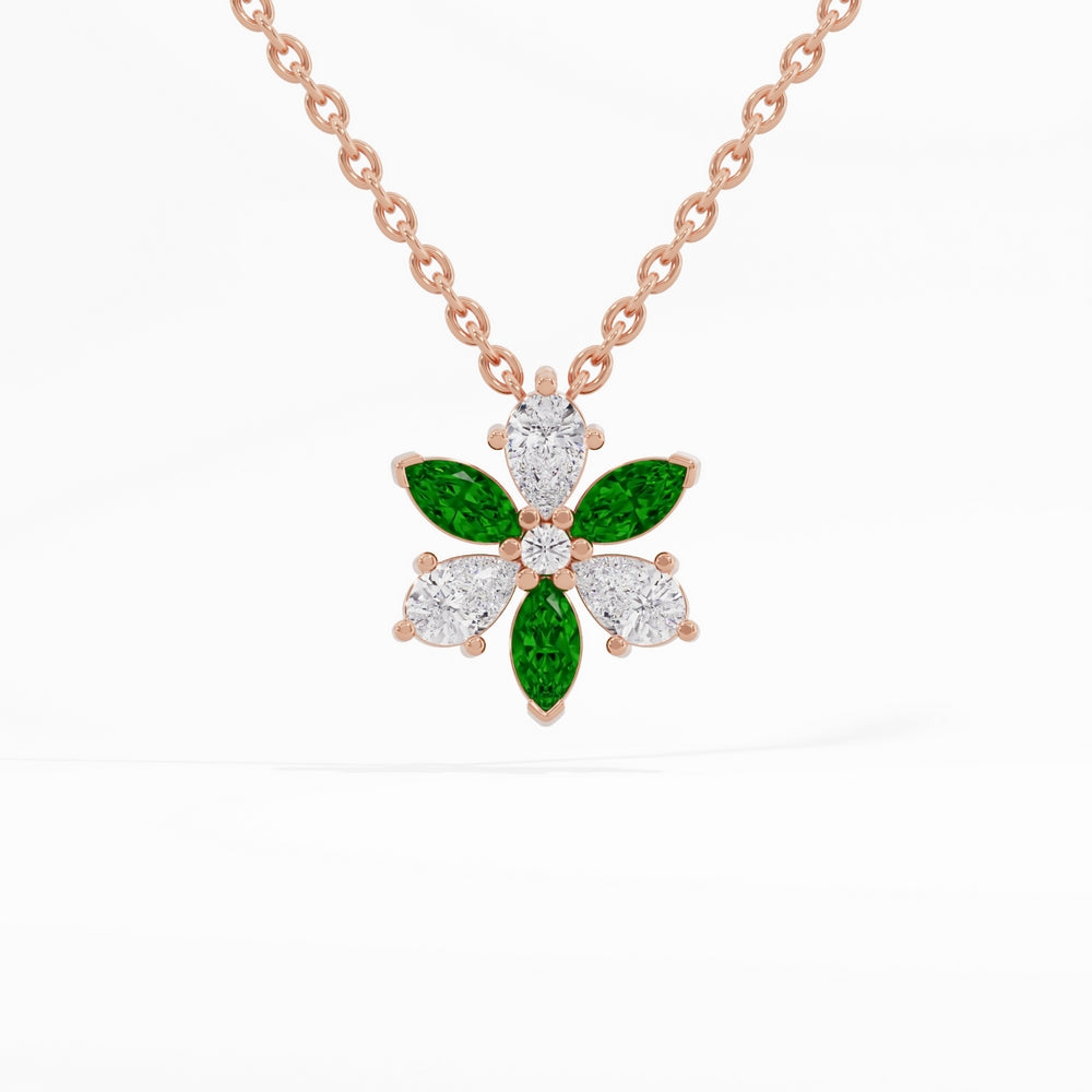 #metal_rose-gold-plated#stone-colour_emerald-green