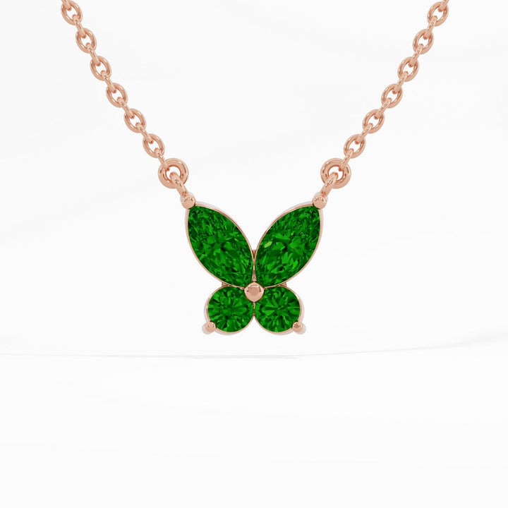 #metal_rose-gold-plated#stone-colour_emerald-green