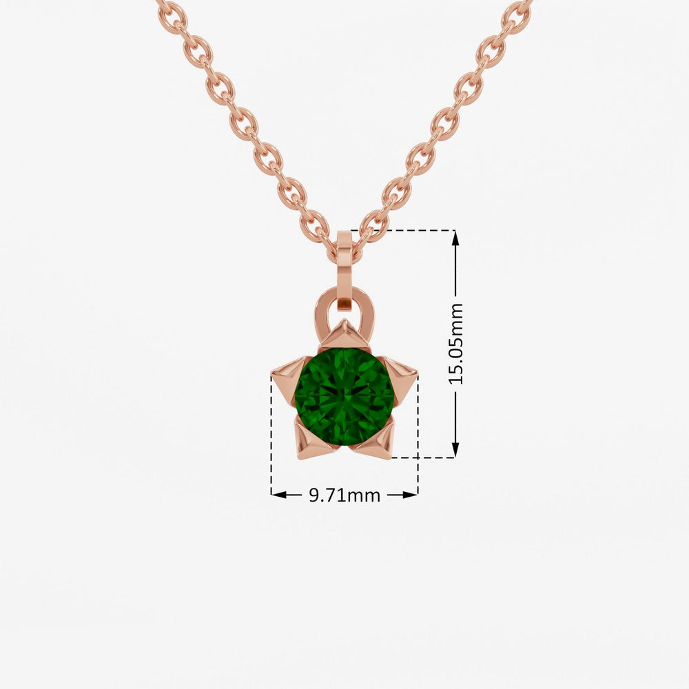 #metal_rose-gold-plated#stone-colour_emerald-green