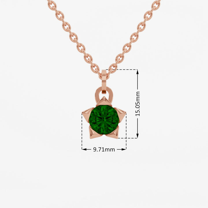 #metal_rose-gold-plated#stone-colour_emerald-green