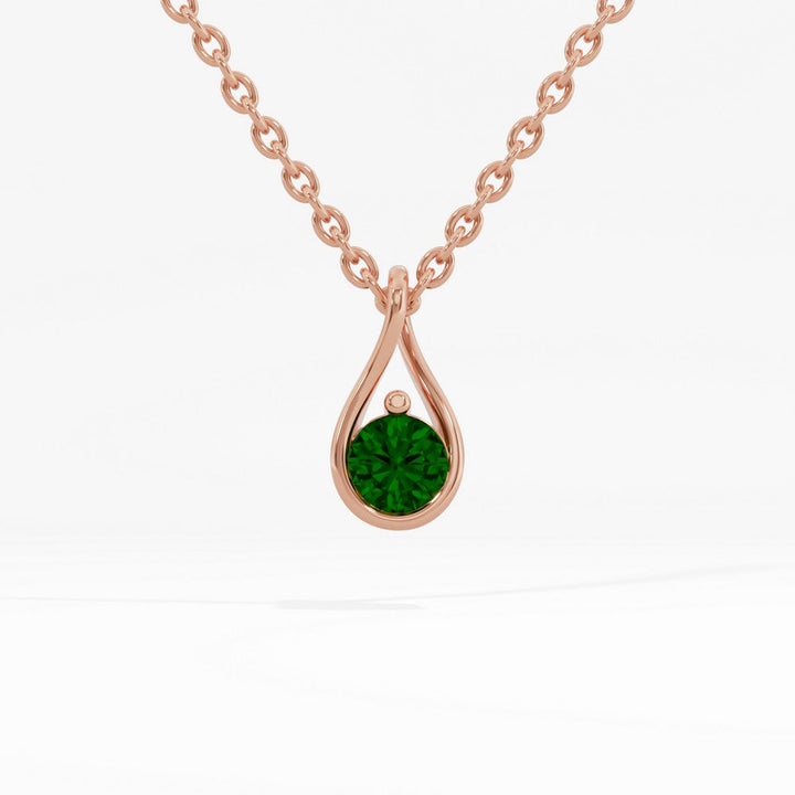 #metal_rose-gold-plated#stone-colour_emerald-green