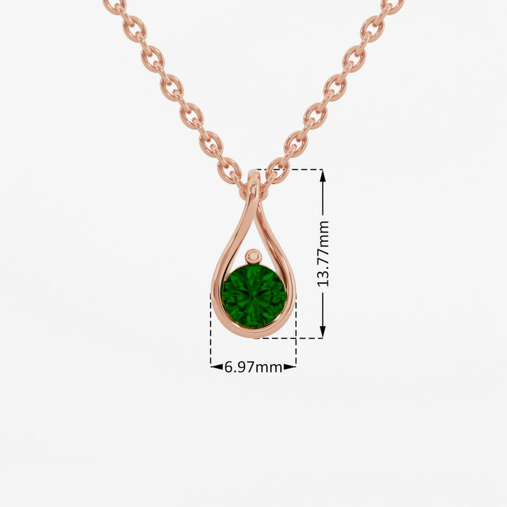 #metal_rose-gold-plated#stone-colour_emerald-green