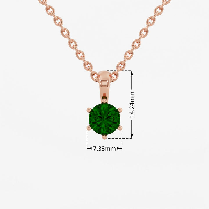 #metal_rose-gold-plated#stone-colour_emerald-green