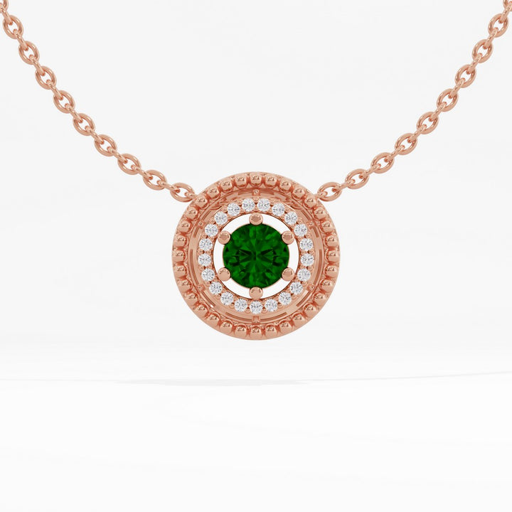 #metal_rose-gold-plated#stone-colour_emerald-green