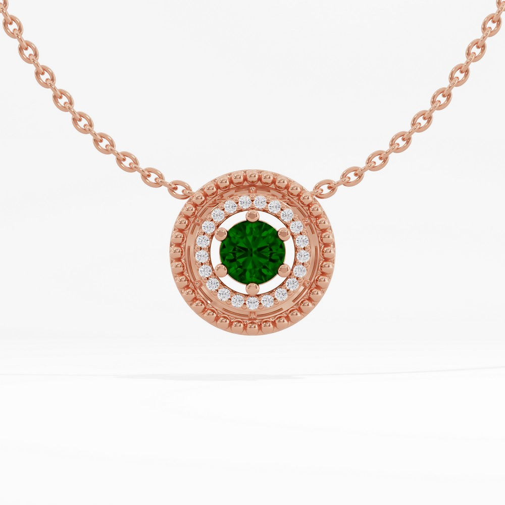 #metal_rose-gold-plated#stone-colour_emerald-green